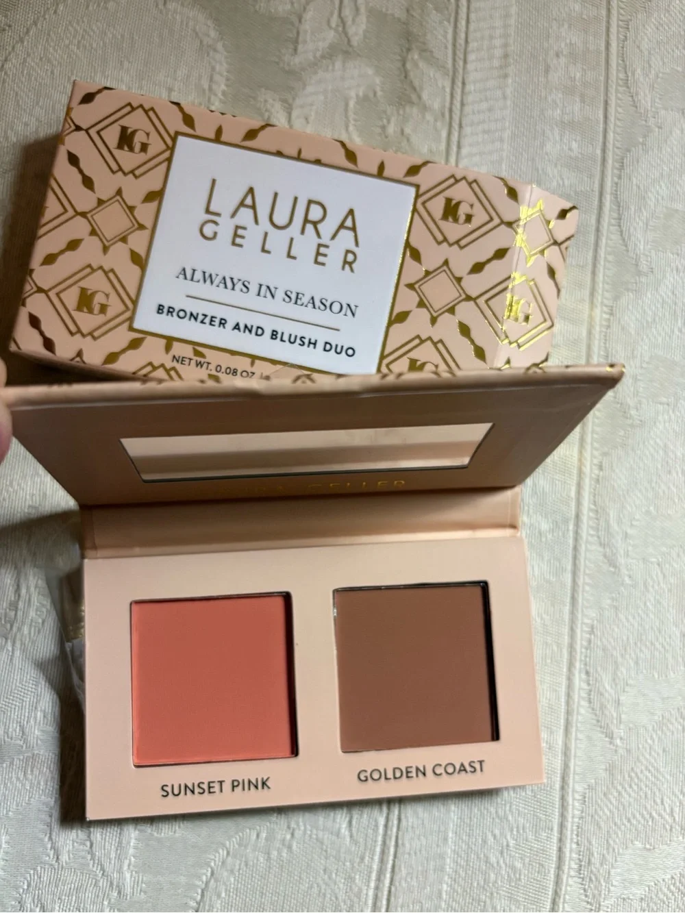 Laura Geller Always in Season Blush & Bronzer Cheek Duo Palette BNIB